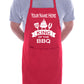 King Of BBQ Personalise This Apron Add Your Name Here BBQ Baking Cooking