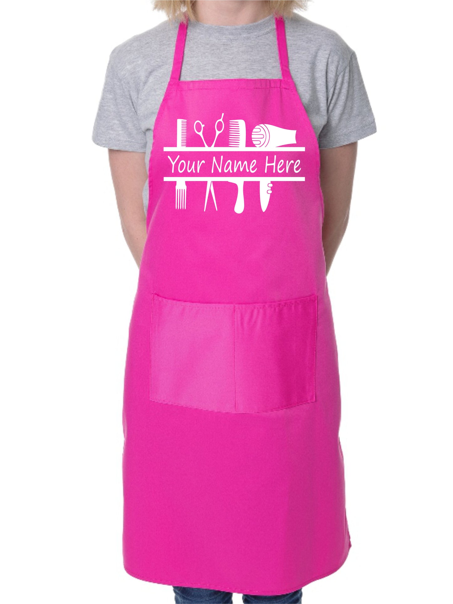 Personalised Apron Hairdresser Add Your Name or Company Here Apron