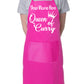 Personalise This Apron Queen Of Curry Any Name Here BBQ Cooking Apron