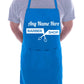 Personalised Apron Barber Stylist Your Name Here Name Hairdresser