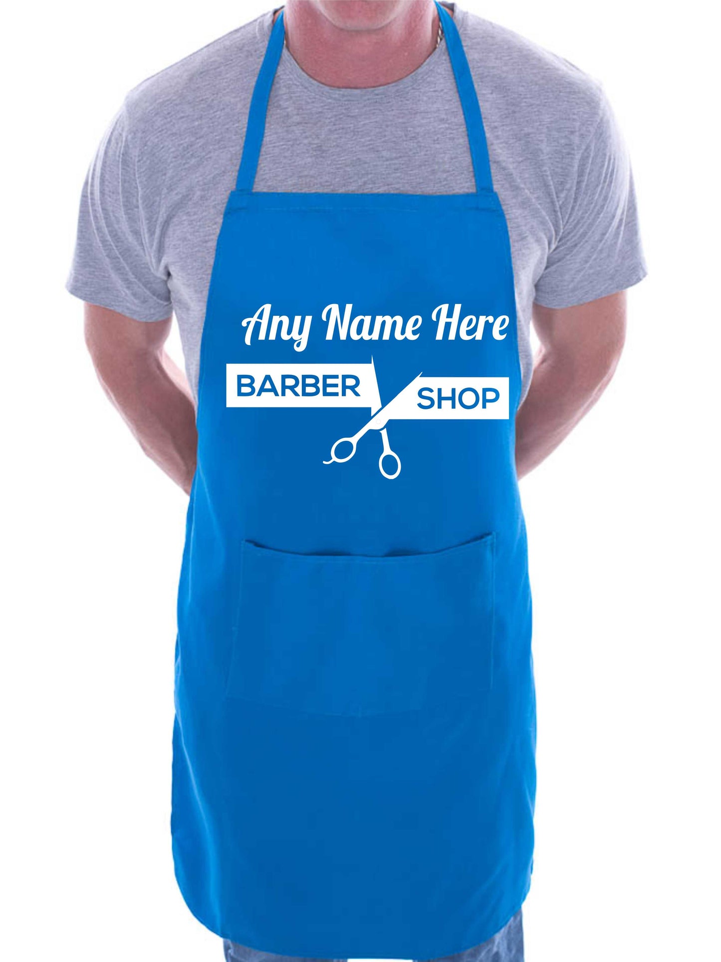 Personalised Apron Barber Stylist Your Name Here Name Hairdresser
