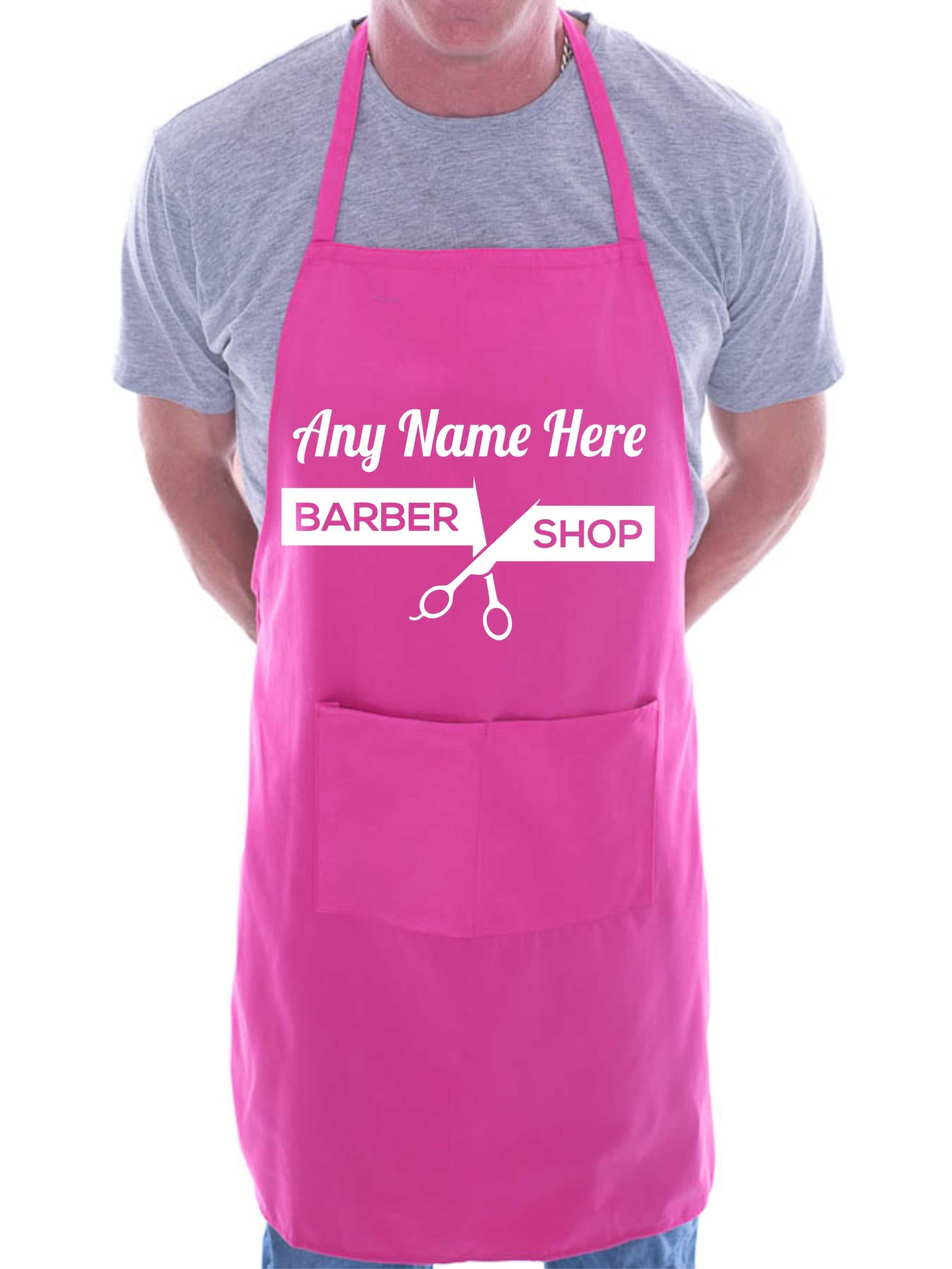 Personalised Apron Barber Stylist Your Name Here Name Hairdresser
