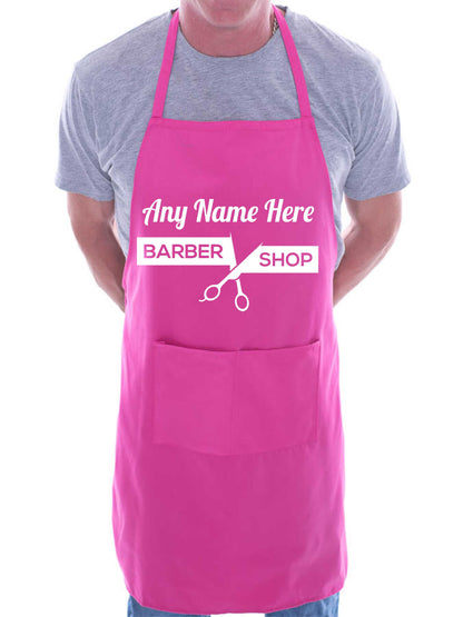 Personalised Apron Barber Stylist Your Name Here Name Hairdresser