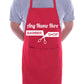 Personalised Apron Barber Stylist Your Name Here Name Hairdresser
