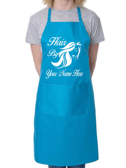 Personalised Apron Hair By Add Your Name Here Hairdresser Shop