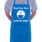 Personalised Apron Coffee Shop Restaurant Add Your Shop Name here