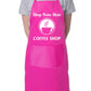 Personalised Apron Coffee Shop Restaurant Add Your Shop Name here