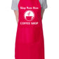 Personalised Apron Coffee Shop Restaurant Add Your Shop Name here