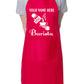 Personalised Apron Barista Add Your Name Here Coffee Shop