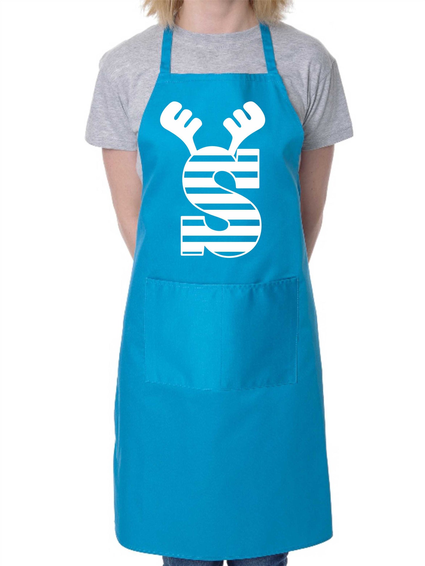 Christmas Personalised Apron Choose Your Letter Xmas Gift Your Intial Here