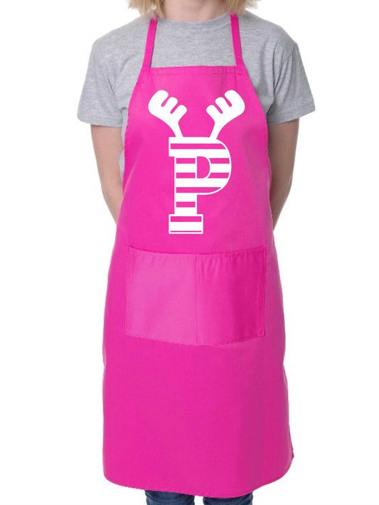 Christmas Personalised Apron Choose Your Letter Xmas Gift Your Intial Here