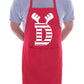 Christmas Personalised Apron Choose Your Letter Xmas Gift Your Intial Here