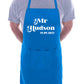 Personalised Mr or Mrs Apron Add Your Surname And Wedding Date Here