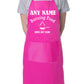 Adult Personalised Apron Burning Food Since Your Name & Year Here BBQ Baking