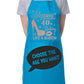 Personalised Ladies Apron Stepping Into My Birthday Like A Queen Add Any Age Funny BBQ Baking