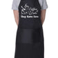 Personalised Apron Coffee & Cake Cafe Your Shop Restaurant Name Here Work Gift