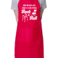 Personalised Apron Rock & Roll Birthday Your Age Here Funny Gift