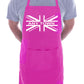 Adult Personalised Apron BBQ Birthday Gift Union Jack Any Town Name