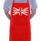 Adult Personalised Apron BBQ Birthday Gift Union Jack Any Town Name