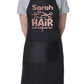 Personalised Apron Hair Whisperer Hairdresser Salon Your Name Here Work Gift