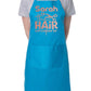 Personalised Apron Hair Whisperer Hairdresser Salon Your Name Here Work Gift
