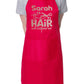 Personalised Apron Hair Whisperer Hairdresser Salon Your Name Here Work Gift
