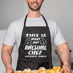 Merry Ginmas Funny Chef Cook Christmas Xmas Gift BBQ Apron