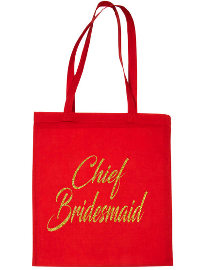 Chief Bridesmaid Wedding Favour Gift Bags Hen Party Gift Funny Shopping Tote