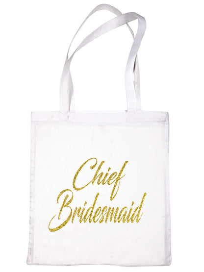 Chief Bridesmaid Wedding Favour Gift Bags Hen Party Gift Funny Shopping Tote