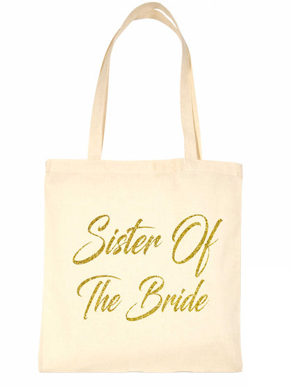 Sister Of The Bride Wedding Favour Gift Bags Hen Party Gift Funny Shopping Tote