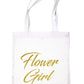 Flower Girl Wedding Favour Gift Bags Hen Party Gift Funny Shopping Tote Bag
