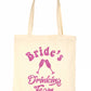 Brides Drinking Team Wedding Favour Gift Bags Hen Party Gift Shopping Tote Bag