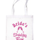 Brides Drinking Team Wedding Favour Gift Bags Hen Party Gift Shopping Tote Bag