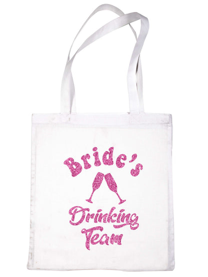 Brides Drinking Team Wedding Favour Gift Bags Hen Party Gift Shopping Tote Bag