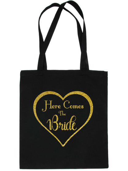 Here Comes The Bride Wedding Favours Bags Hen Party Gift Funny Shopping Tote