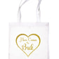 Here Comes The Bride Wedding Favours Bags Hen Party Gift Funny Shopping Tote