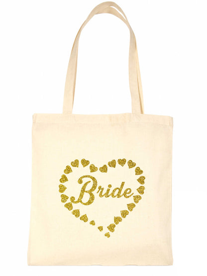 Bride In Heart Wedding Favour Gift Bags Hen Party Gift Funny Shopping Tote