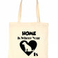 Home Is Where Your Labrador Dog Is Funny Dog Lover Gift Shopping Tote Bag