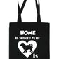 Home Is Where Your Cavachon Dog Is Funny Dog Lover Gift Shopping Tote Bag
