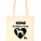 Home Is Where Your Greyhound Dog Is Funny Dog Lover Gift Shopping Tote Bag