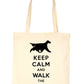 Keep Calm & Walk The English Setter Funny Dog Lover Gift Shopping Tote Bag