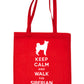 Keep Calm & Walk The Siberian Husky Funny Dog Lover Gift Shopping Tote Bag