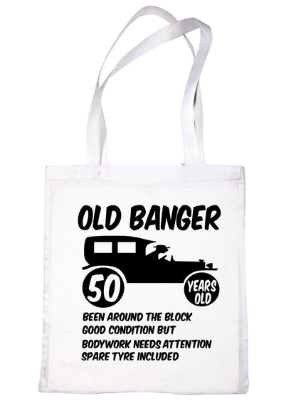 50th Old Banger Birthday Age 50 Bag For Life Shopping Tote Bag Ladies Gift