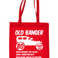 80th Old Banger Birthday Age 80 Bag For Life Shopping Tote Bag Ladies Gift