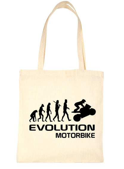Evolution Of Motorbike Motocross TT Bag For Life Shopping Tote Bag Ladies Gift