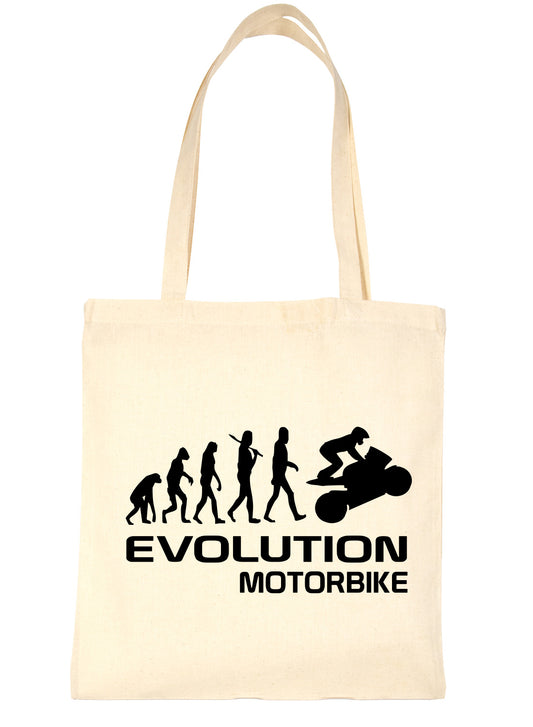 Evolution Of Motorbike Motocross TT Bag For Life Shopping Tote Bag Ladies Gift