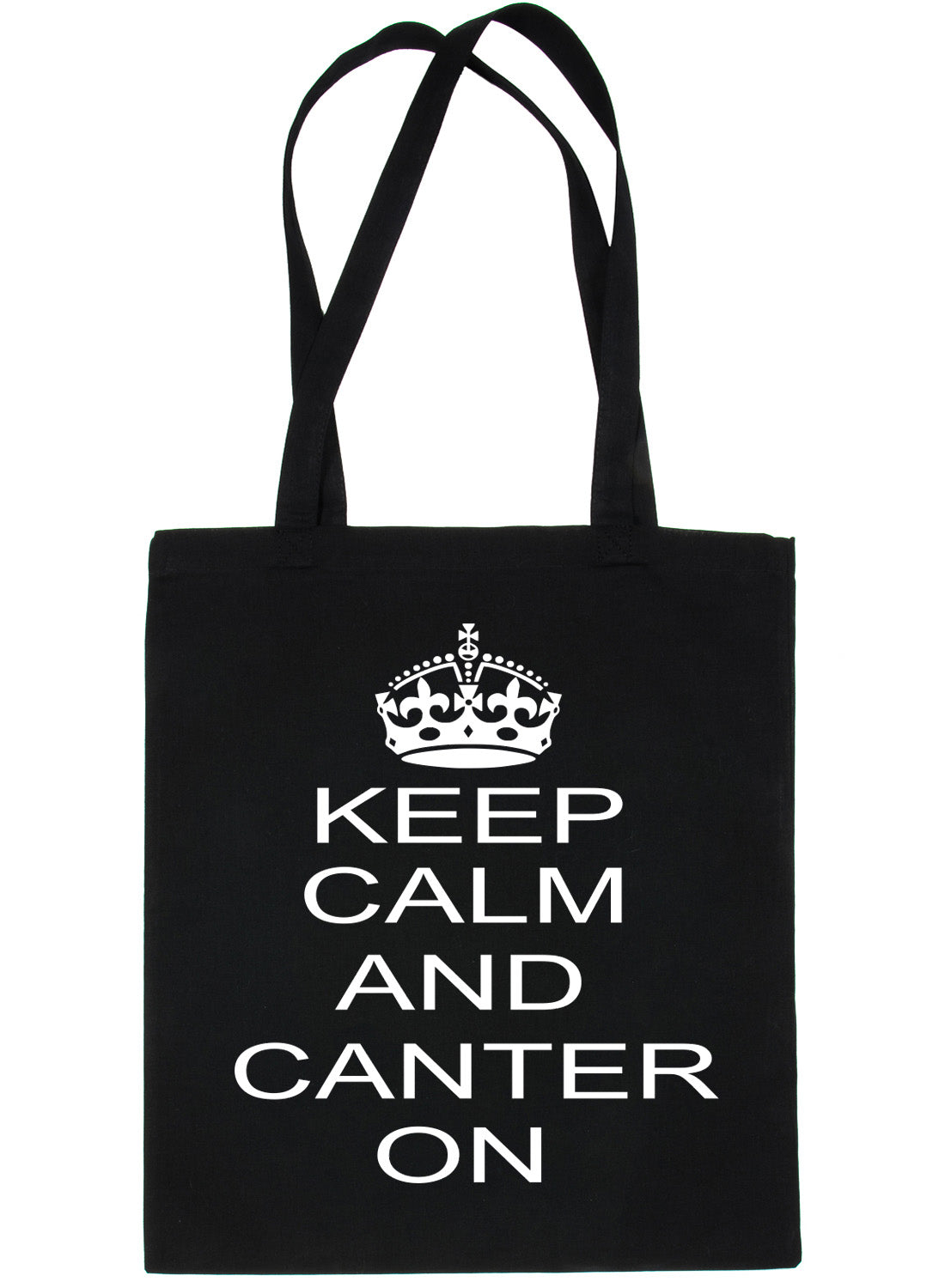 Keep Calm and Canter Horse Riding Bag For Life Shopping Tote Bag Ladies Gift