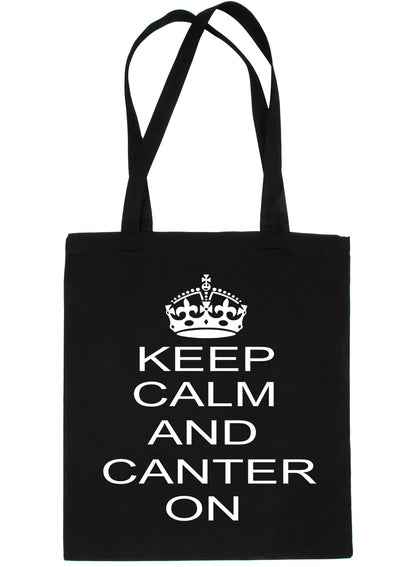 Keep Calm and Canter Horse Riding Bag For Life Shopping Tote Bag Ladies Gift