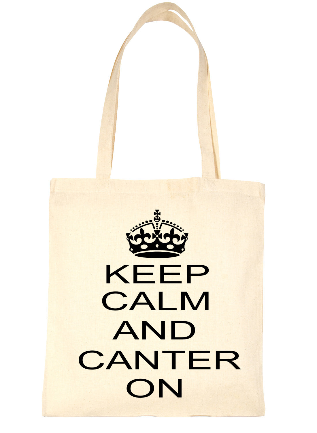 Keep Calm and Canter Horse Riding Bag For Life Shopping Tote Bag Ladies Gift
