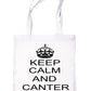 Keep Calm and Canter Horse Riding Bag For Life Shopping Tote Bag Ladies Gift
